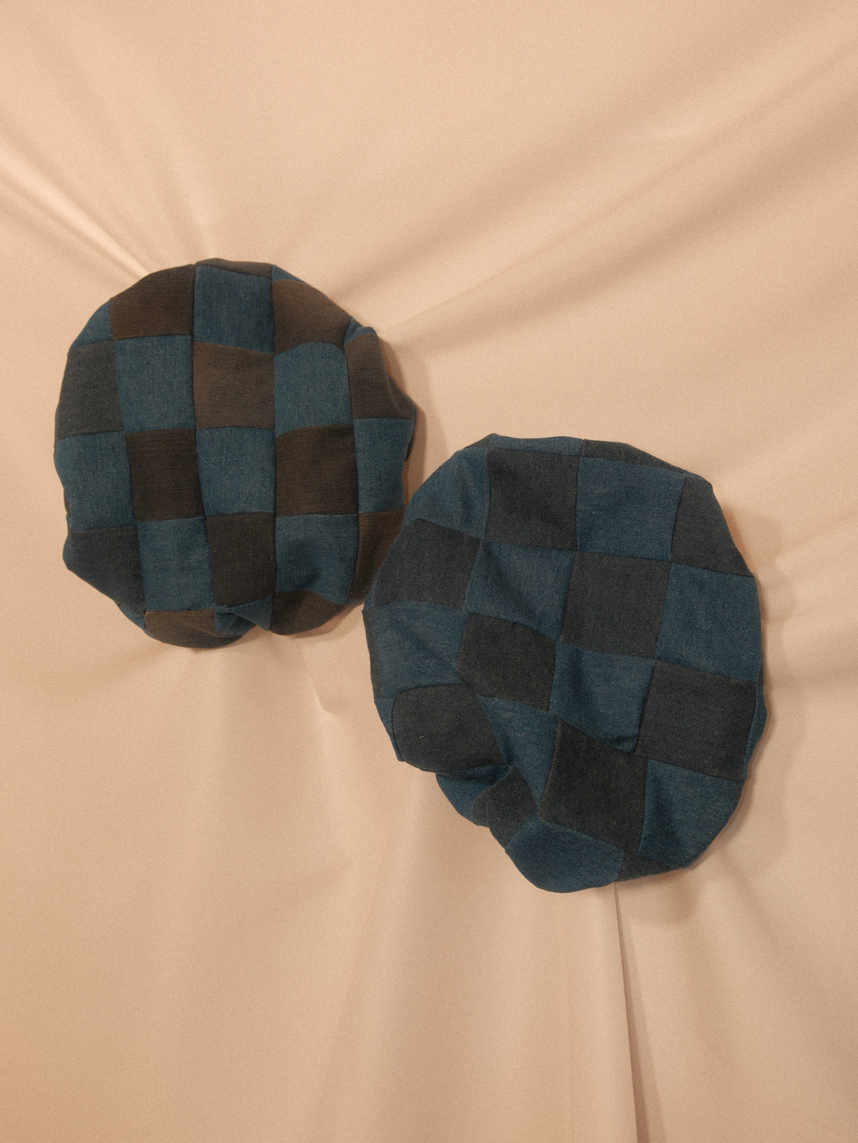 Denim Patchwork Bonnet