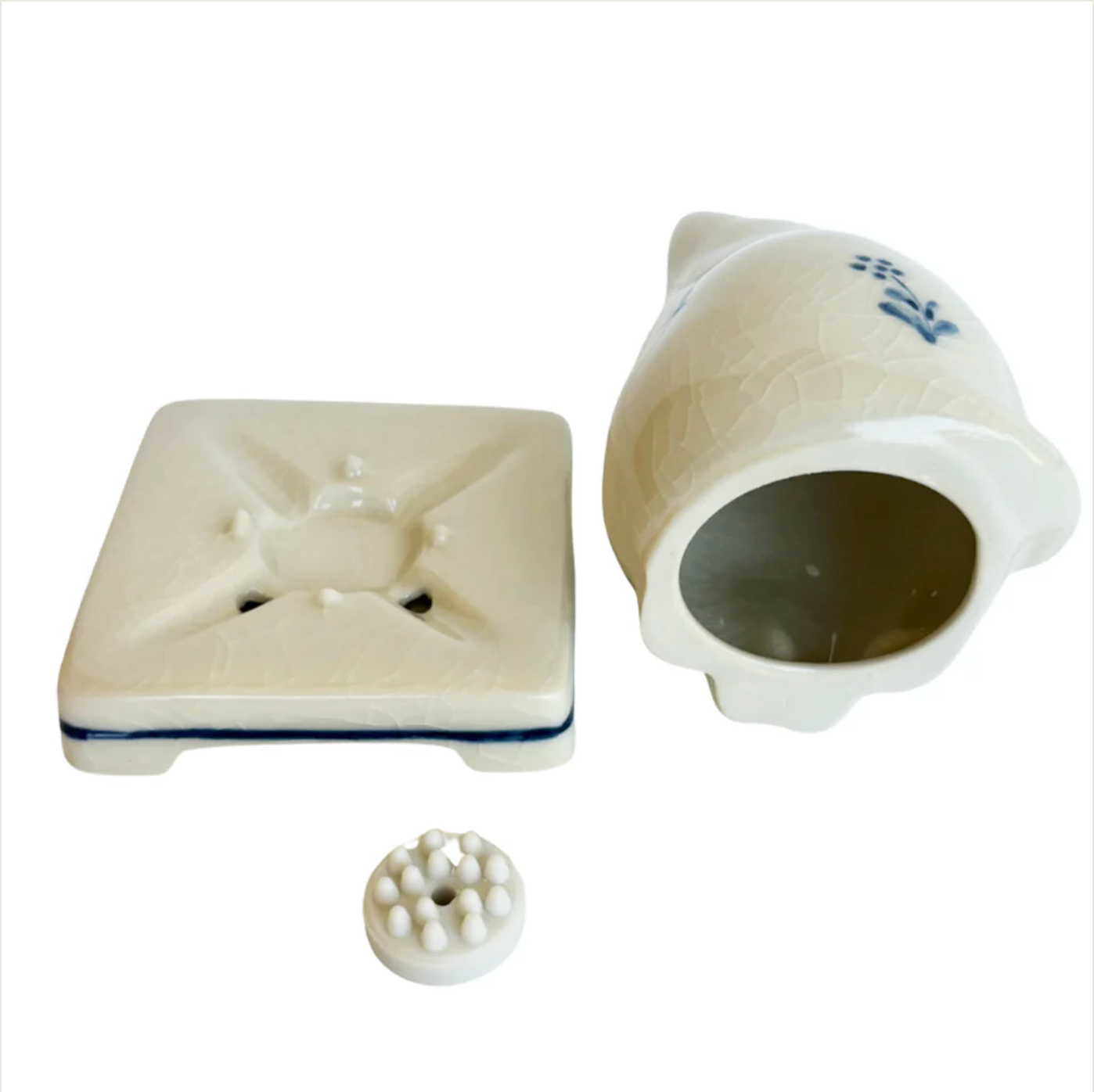 PORCELAIN INCENSE BURNER - Cat