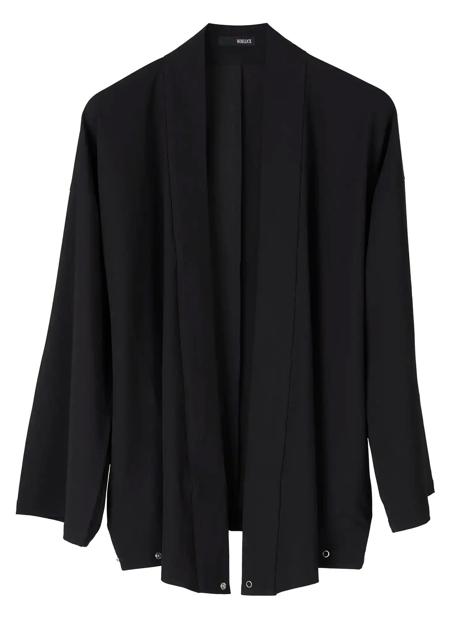 KIMONO JACKET (Family crest) Black