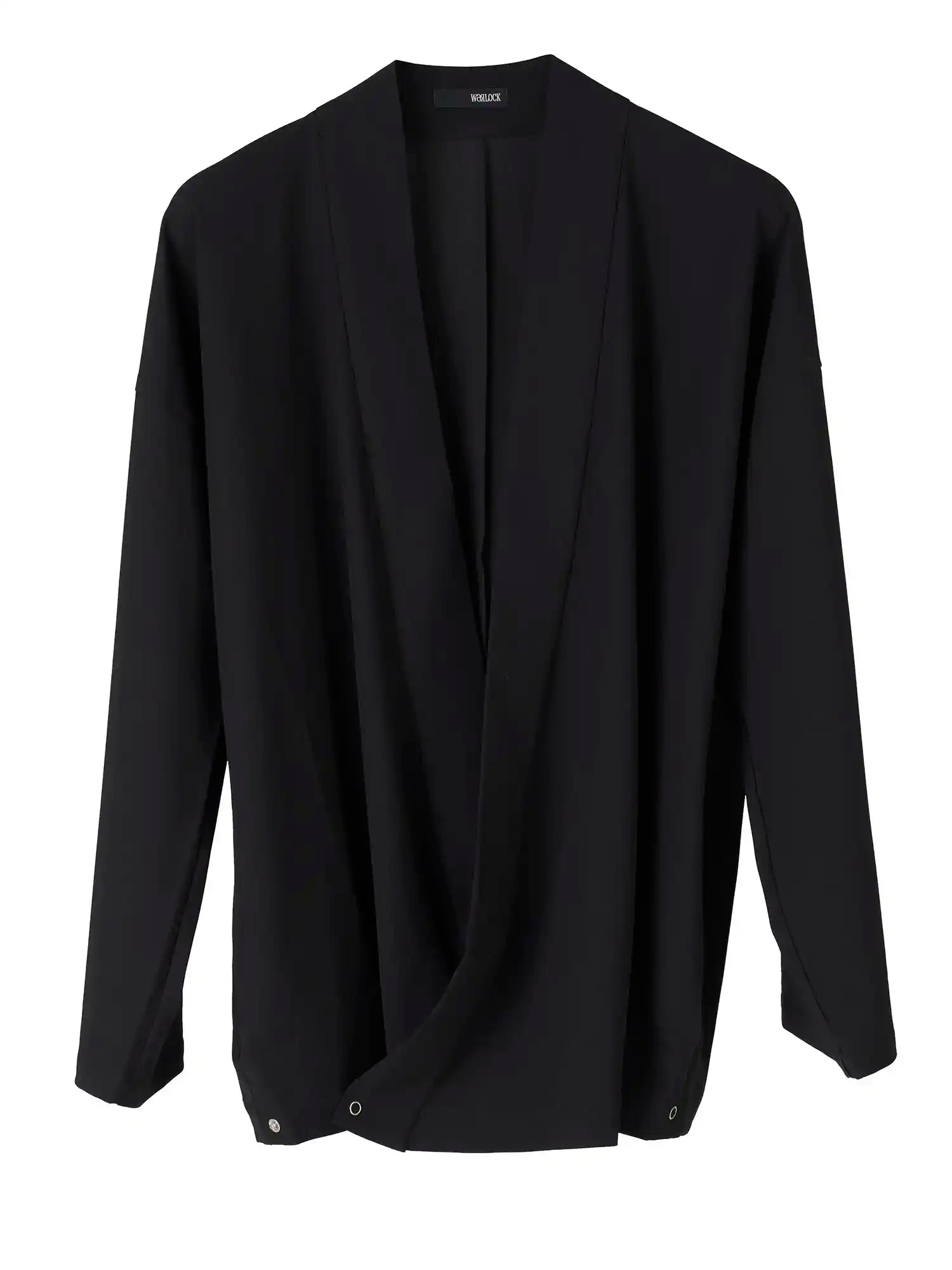 KIMONO JACKET (Family crest) Black
