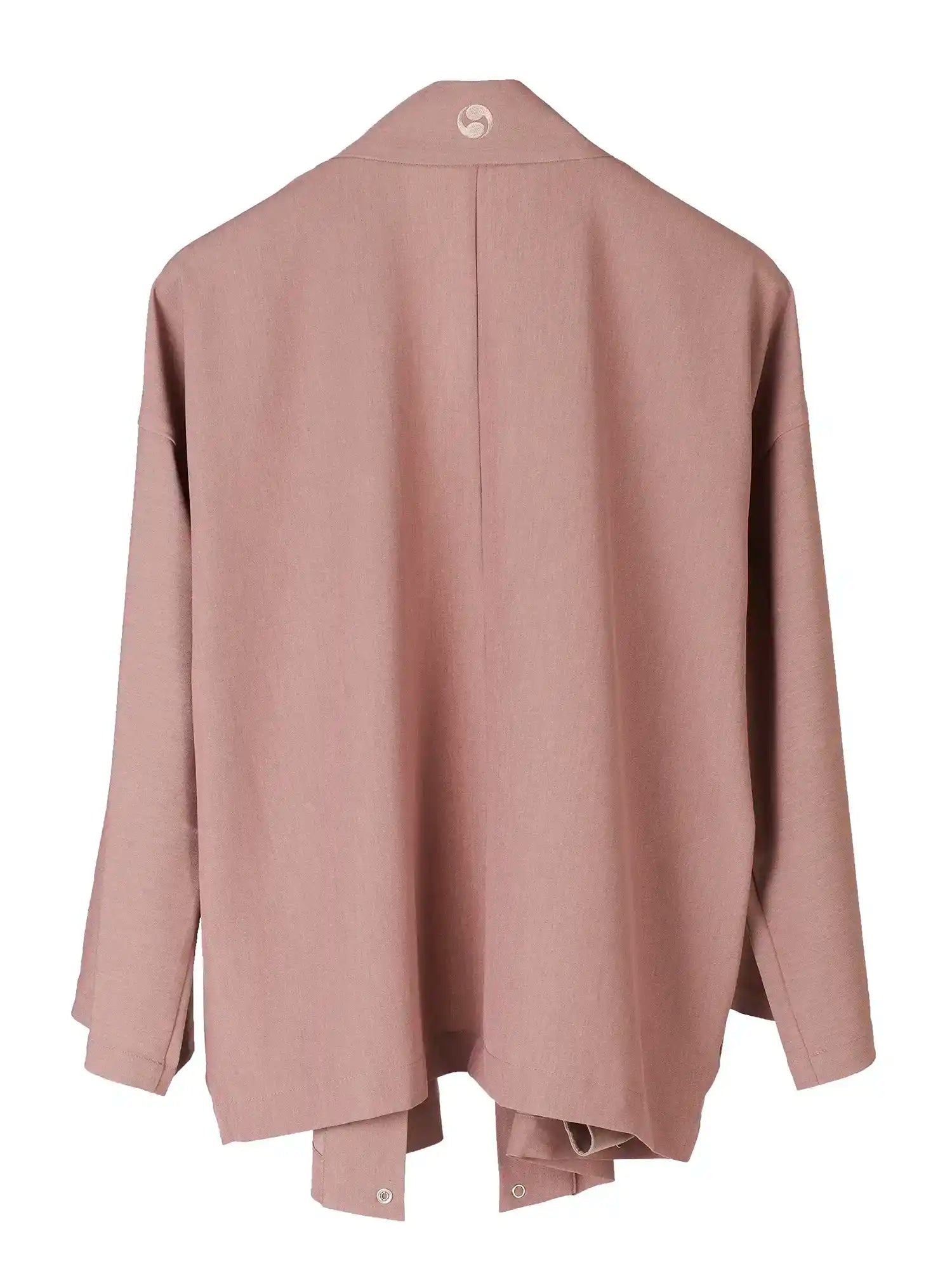 KIMONO JACKET (Family crest) PINK BROWN