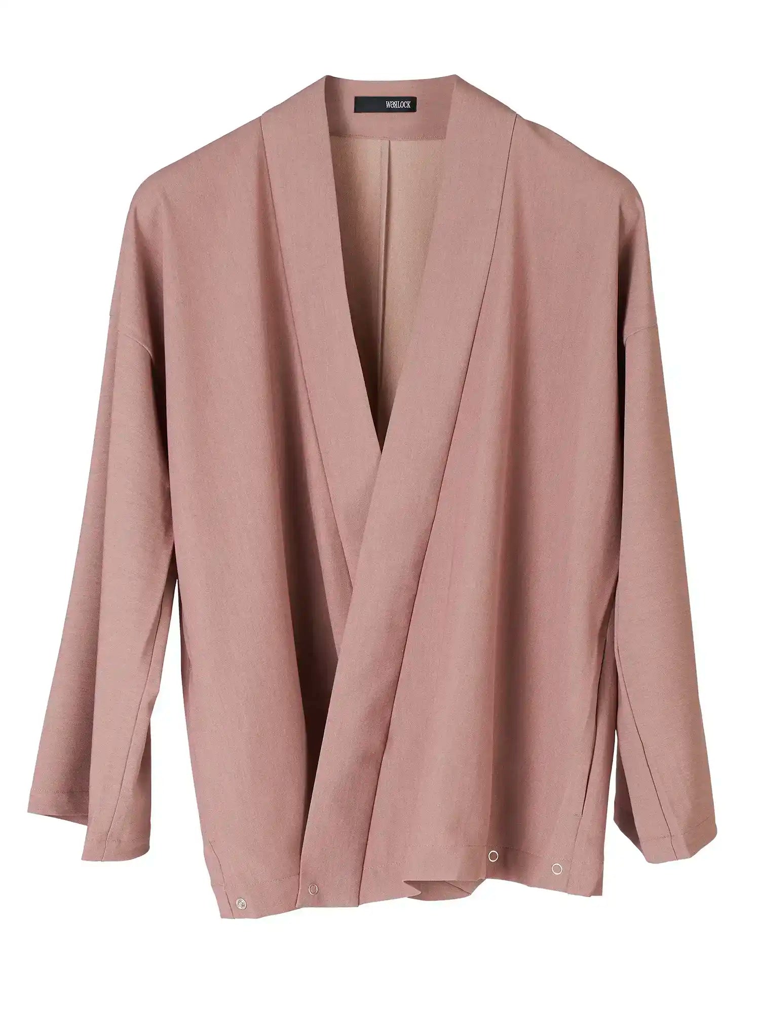 KIMONO JACKET (Family crest) PINK BROWN