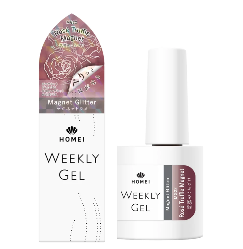 HOMEI Weekly Gel Polish MG22 - Rosé Truffle Magnet